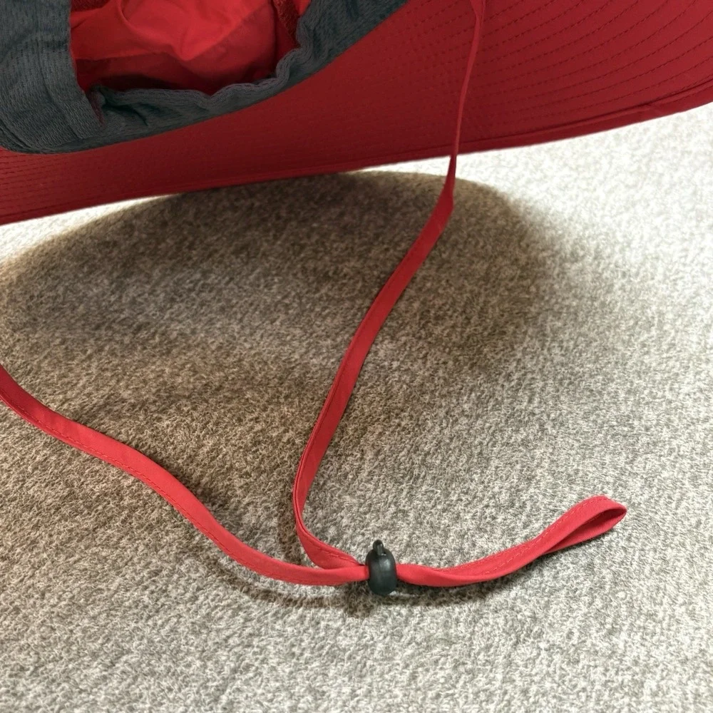 Chick Fil A Bucket Hat Team‎ Member Red Sun Boonie One Size OOBE Beach Shade Cap
